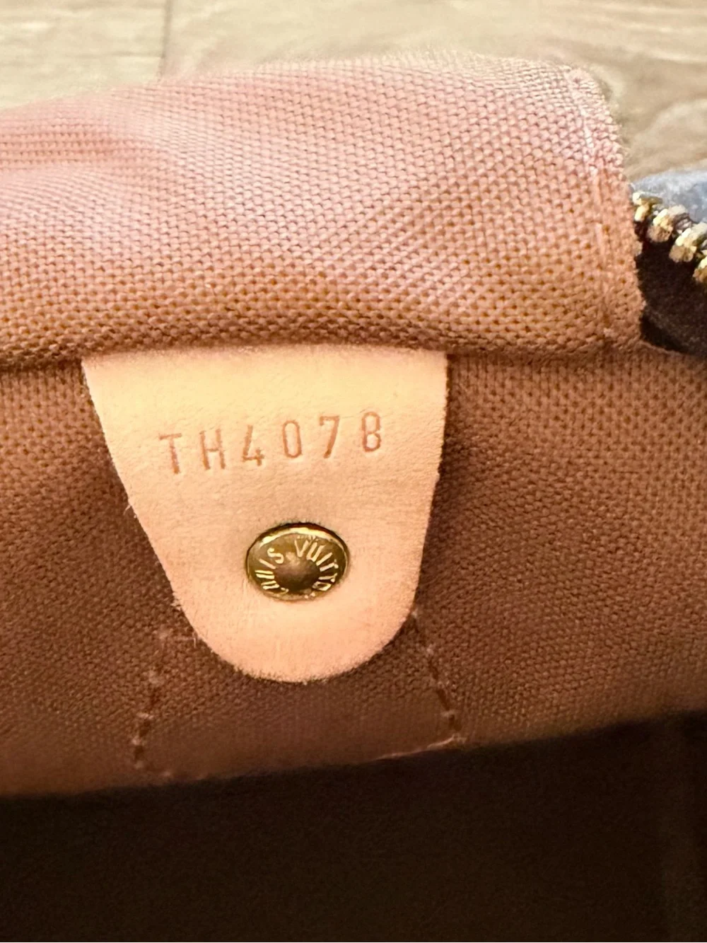 Louis Vuitton Monogram Canvas Top Handle Bag in Brown